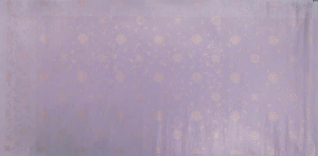 图片[1]-Purple Gold Painted Powder Wax Paper-China Archive